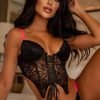 corset black & pink